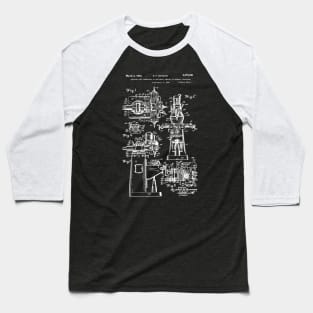 Bridgeport Milling Machine Patent 1942 Baseball T-Shirt